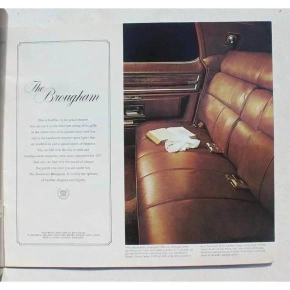 VINTAGE Original 1972 Cadillac Out of a Tradition of Excellence Brochure - Picture 2 of 5